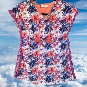 Cheeky Plum Boutique Smock/Swim Cover-EUC-size 8/10